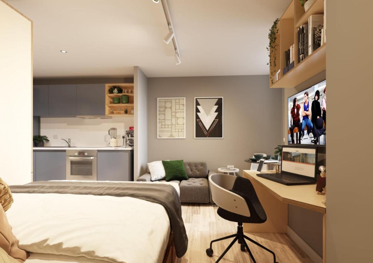 Sleek Studios, Apartments And Private Bedrooms At Silk Mill Close To Edinburgh Old Town ภายนอก รูปภาพ