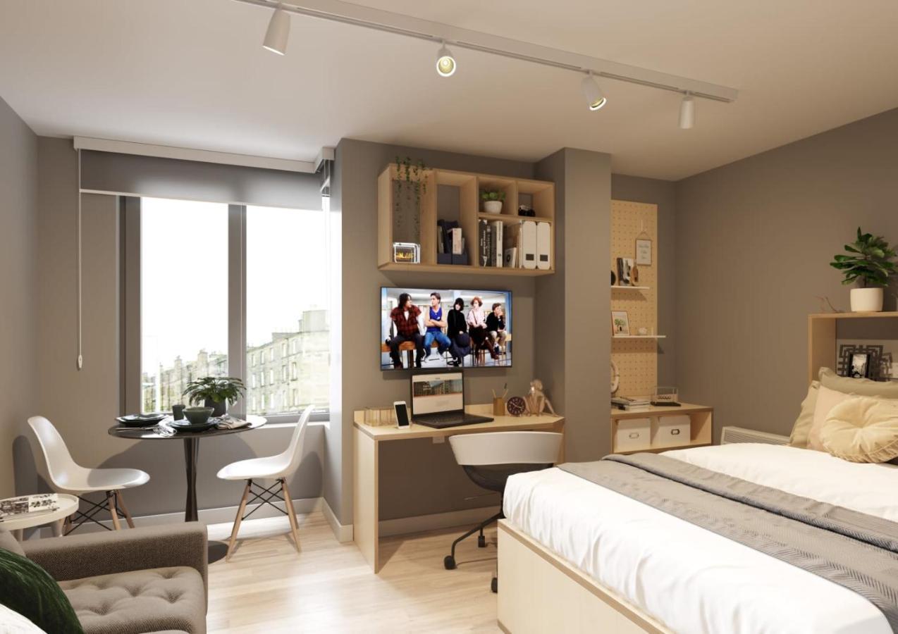 Sleek Studios, Apartments And Private Bedrooms At Silk Mill Close To Edinburgh Old Town ภายนอก รูปภาพ